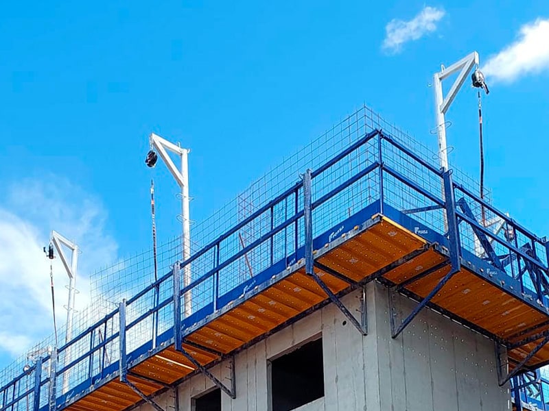 linha de vida na construção civil