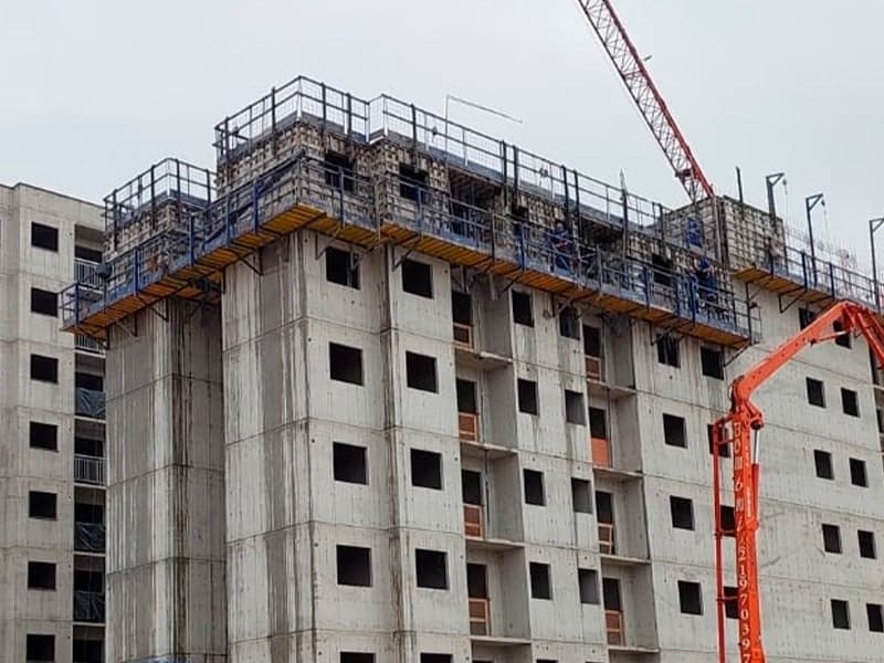 fôrmas para parede de concreto