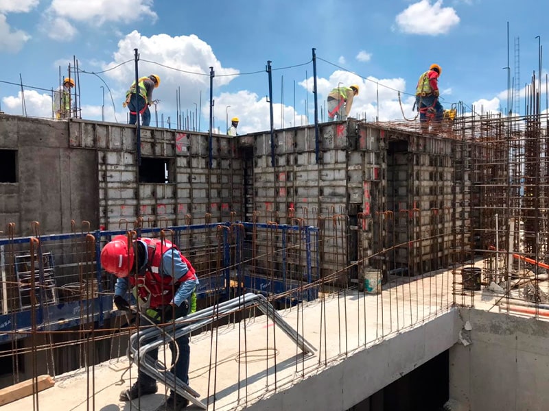 Fôrmas para parede de concreto