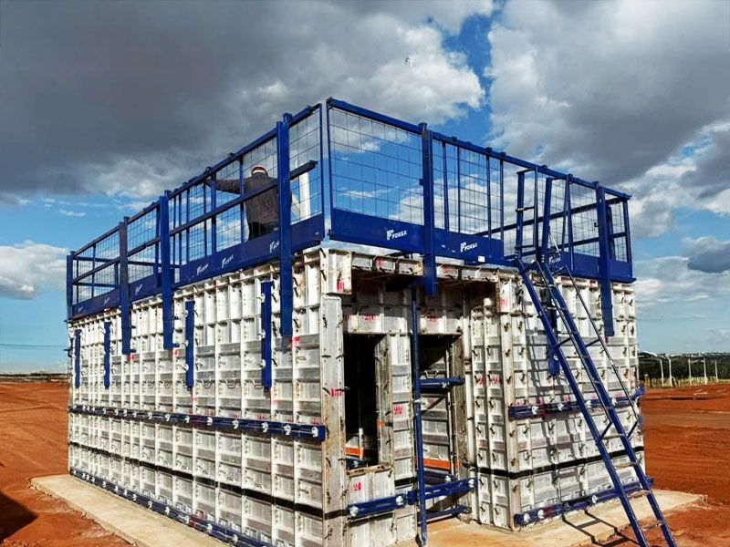 fôrma para parede de concreto