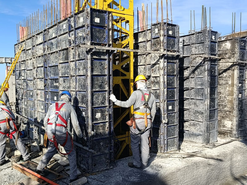 método parede de concreto